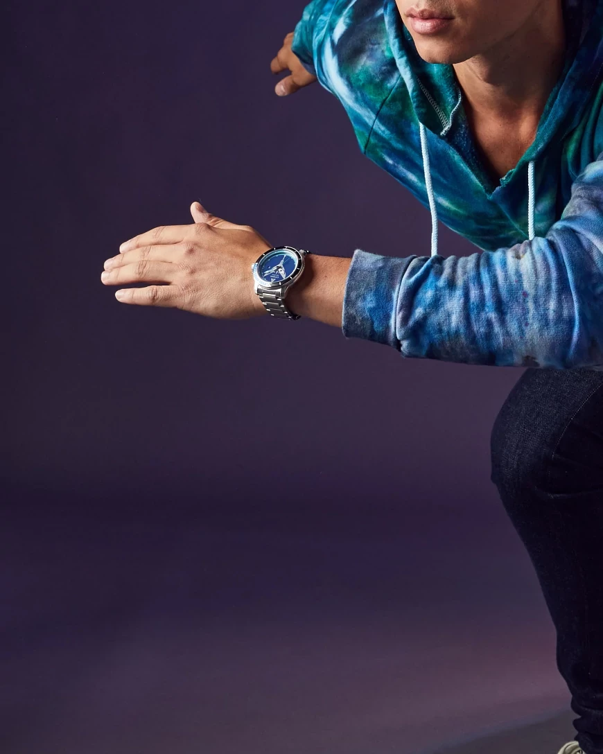 Avatar Wave Blue Dial Stainless Steel Bracelet AW1708-57W | CITIZEN